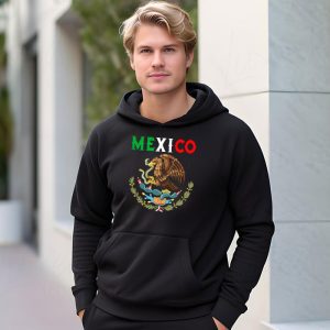 Mexican Independence Day Mexico Flag Eagle Men Women Kids Hoodie 2