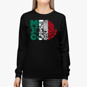 Mexican Independence Day Mexico Flag Eagle Men Women Kids Longsleeve Tee 2 1