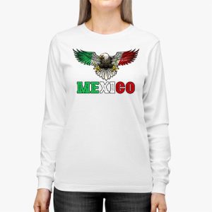 Mexican Independence Day Mexico Flag Eagle Men Women Kids Longsleeve Tee 2 3