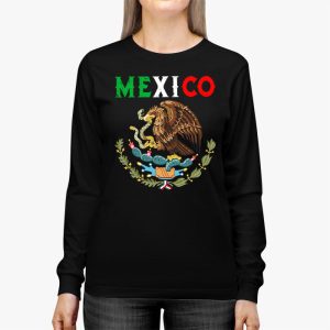 Mexican Independence Day Mexico Flag Eagle Men Women Kids Longsleeve Tee 2