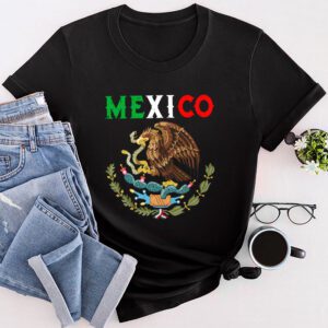 Mexican Independence Day Mexico Flag Eagle Men Women Kids T-Shirt