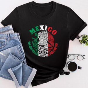 Mexican Independence Day Mexico Flag Eagle Men Women Kids T-Shirt