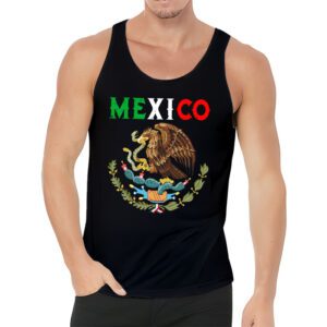 Mexican Independence Day Mexico Flag Eagle Men Women Kids Tank Top 3