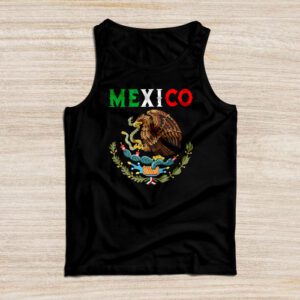 Mexican Independence Day Mexico Flag Eagle Men Women Kids Tank Top