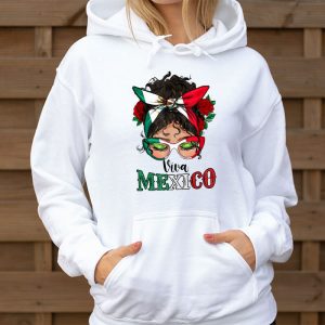 Mexican Independence Funny Viva Mexico Messy Bun Hair Hoodie 3 3