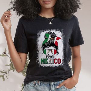 Mexican Independence Funny Viva Mexico Messy Bun Hair T Shirt 2 1