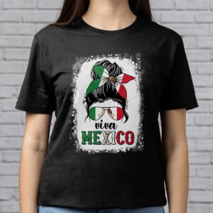 Mexican Independence Funny Viva Mexico Messy Bun Hair T Shirt 3 1