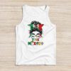 Mexican Independence Funny Viva Mexico Messy Bun Hair Tank Top