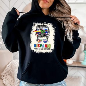 National Hispanic Heritage Month Messy Bun Latin Flags Hoodie 2 1