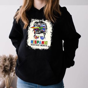 National Hispanic Heritage Month Messy Bun Latin Flags Hoodie 3 1