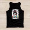 National Hispanic Heritage Month Messy Bun Latin Flags Tank Top