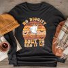 No Diggity Bout To Bag It Up Cute Ghost Halloween Kids Candy Longsleeve Tee 2