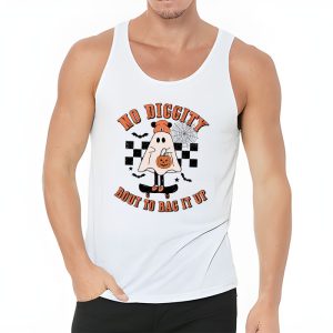 No Diggity Bout To Bag It Up Cute Ghost Halloween Kids Candy Tank Top 3 3