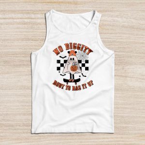 No Diggity Bout To Bag It Up Cute Ghost Halloween Kids Candy Tank Top