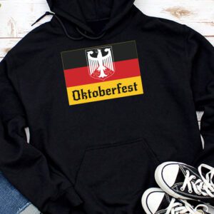 Oktoberfest Shirt Vintage German Flag Coat of Arms Banner Crest Hoodie
