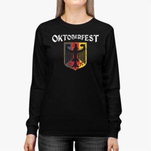 OKTOBERFEST Vintage German Flag Coat of Arms Banner Crest Longsleeve Tee 2 3