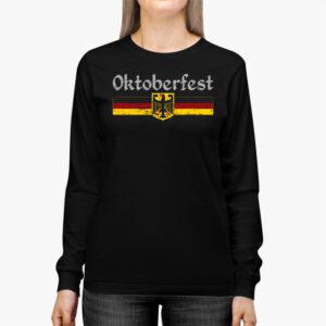 OKTOBERFEST Vintage German Flag Coat of Arms Banner Crest Longsleeve Tee 2