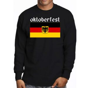 OKTOBERFEST Vintage German Flag Coat of Arms Banner Crest Longsleeve Tee 3 1