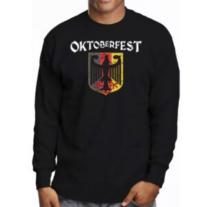 OKTOBERFEST Vintage German Flag Coat of Arms Banner Crest Longsleeve Tee 3 3