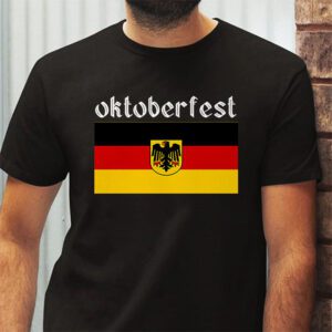 OKTOBERFEST Vintage German Flag Coat of Arms Banner Crest T Shirt 2 1