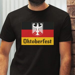 OKTOBERFEST Vintage German Flag Coat of Arms Banner Crest T Shirt 2 2