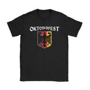 OKTOBERFEST Vintage German Flag Coat of Arms Banner Crest T-Shirt