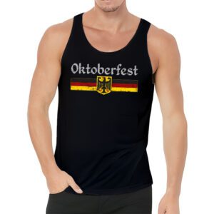 OKTOBERFEST Vintage German Flag Coat of Arms Banner Crest Tank Top 3