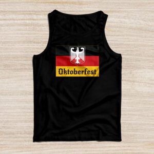 OKTOBERFEST Vintage German Flag Coat of Arms Banner Crest Tank Top