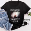 One Nation Under God Trump 2024 God American Flag T-Shirt