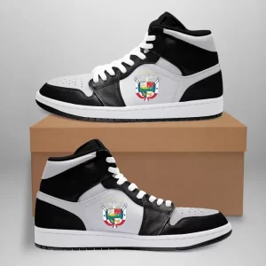 Panama High Sneakers Air Jordan 1 - Black/White JD1 Shoes