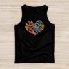 Peace Sign Love 60s 70s 80s Costume Hippie Retro Halloween Tank Top