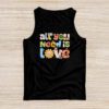 Peace Sign Love 60s 70s 80s Costume Hippie Retro Halloween Tank Top