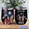 Personalized Puerto Rico DNA Wine Tumbler