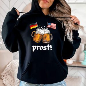 Prost US And German Flag Bavarian Oktoberfest Men Women Hoodie 1