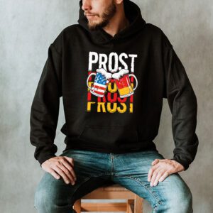 Prost US And German Flag Bavarian Oktoberfest Men Women Hoodie 2 3