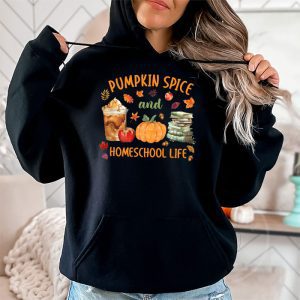 Pumpkin Spice And Homeschool Life Halloween Women Hoodie 2 3