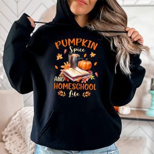 Pumpkin Spice And Homeschool Life Halloween Women Hoodie 2 4