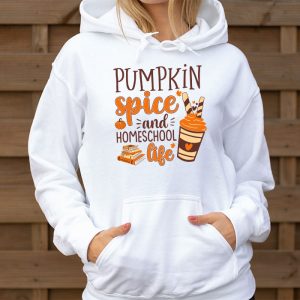 Pumpkin Spice And Homeschool Life Halloween Women Hoodie 3 2