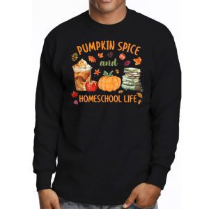 Pumpkin Spice And Homeschool Life Halloween Women Longsleeve Tee 3 3