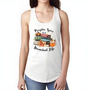 Pumpkin Spice And Homeschool Life Halloween Women Tank Top 1