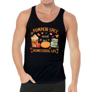 Pumpkin Spice And Homeschool Life Halloween Women Tank Top 3 3