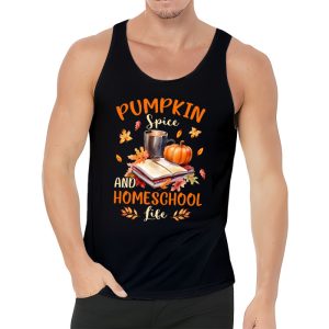 Pumpkin Spice And Homeschool Life Halloween Women Tank Top 3 4