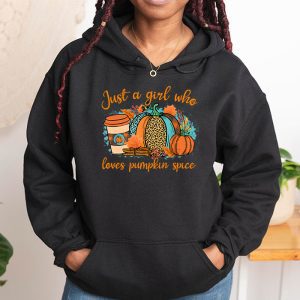 Pumpkin Spice Enthusiast Just a Girl Who Loves Pumpkin Spice Hoodie 1 1