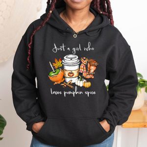 Pumpkin Spice Enthusiast Just a Girl Who Loves Pumpkin Spice Hoodie 1 2
