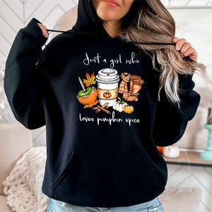 Pumpkin Spice Enthusiast Just a Girl Who Loves Pumpkin Spice Hoodie 2 2