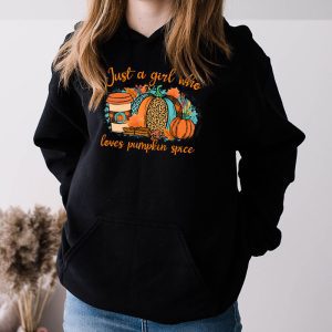 Pumpkin Spice Enthusiast Just a Girl Who Loves Pumpkin Spice Hoodie 3 1