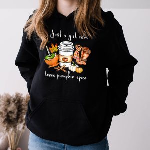 Pumpkin Spice Enthusiast Just a Girl Who Loves Pumpkin Spice Hoodie 3 2