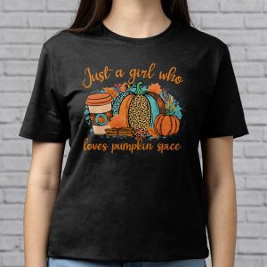 Pumpkin Spice Enthusiast Just a Girl Who Loves Pumpkin Spice T Shirt 3 1