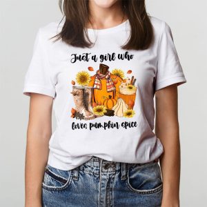 Pumpkin Spice Enthusiast Just a Girl Who Loves Pumpkin Spice T Shirt 3 4