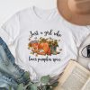 Pumpkin Spice Enthusiast Just a Girl Who Loves Pumpkin Spice T-Shirt